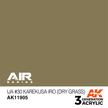 AK Interactive AK11905 Air Series IJA No.30 Karekusa iro Dry Grass Acrylic Paint 17ml 3rd Generation